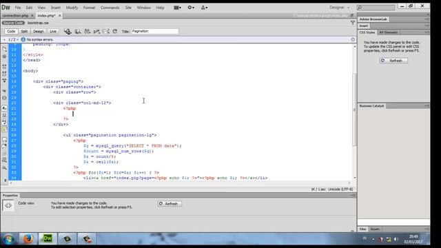 How to Make Pagination with PHP and Bootstrap смотреть онлайн