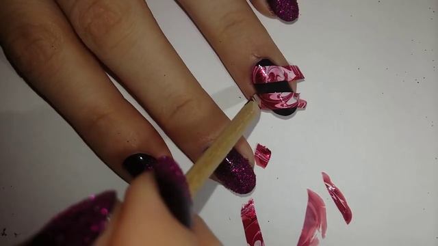 Маникюр с блестками| Manicure with sequins смотреть онлайн