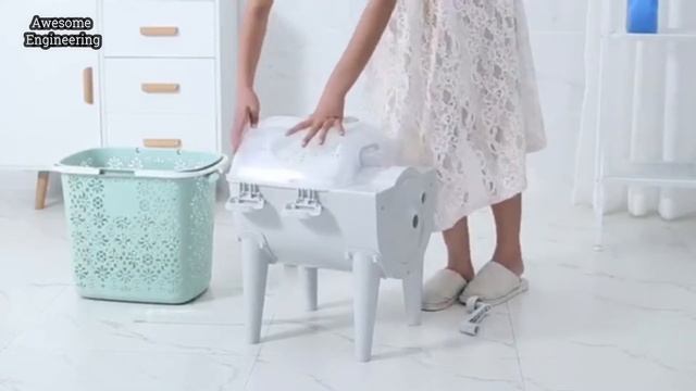 Wash and dry your clothes in 5 minutes manual washing machine !!! смотреть онлайн