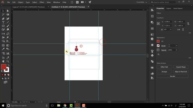 How to create an envelope in Adobe Illustrator and mockup in Adobe Photoshop смотреть онлайн