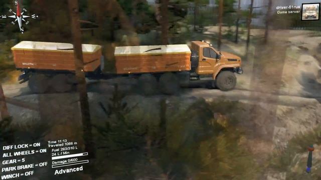 SpinTires 03.03.16 URAL-NEXT(В ДОРАБОТКЕ!!!)+СИНХР. СВЕТА SV.MP-v.1-v.2-v.3 смотреть онлайн
