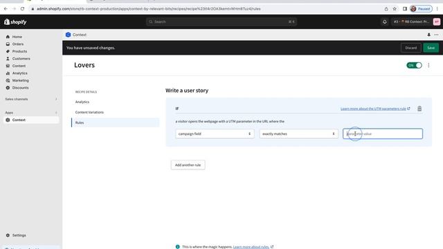 UTM Parameters Rule Type смотреть онлайн