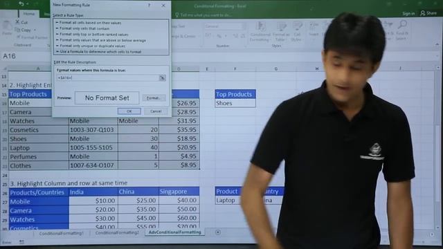 MS Excel - Advanced Conditional Formatting смотреть онлайн