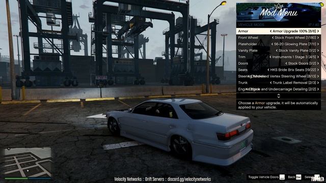 [Velocity Drift Servers] FiveM - Toyota Mark II JZX100 Tuning and Drift смотреть онлайн