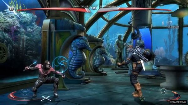 Injustice Gods Among Us - Nightwing Classic Battles (VERY HARD) NO MATCHES LOST