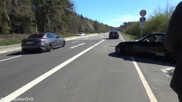 Cars Leaving Nürburgring Tankstelle! Shelby GT350, 9ff 997 Turbo, Huracan STO, EVO, Crazy M3 F80 Et