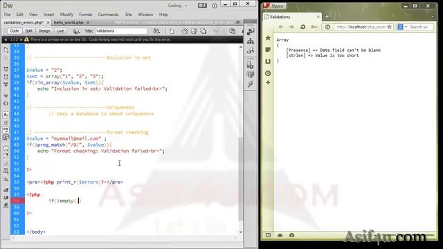 PHP and Mysql Essential Bangla 56 Display validation errors смотреть онлайн