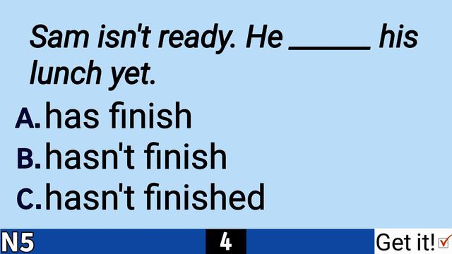 Present Perfect • never, already, ever, yet, just — which of them? | English Grammar Quiz • Test смотреть онлайн
