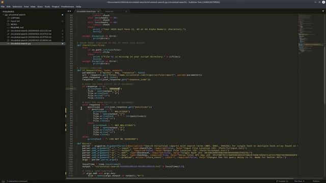 Python: Virus Total Lookup Script смотреть онлайн