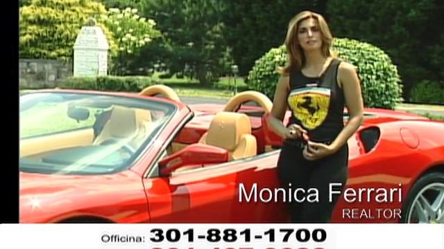 Monica Ferrari TV Commercial in a red ferrari смотреть онлайн
