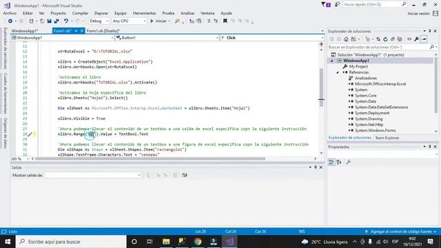 Enviar Datos de Formulario VB.NET a EXCEL (VISUAL STUDIO - Visual Basic .NET) смотреть онлайн