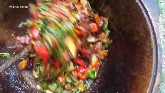 Мампар. Мужики готовят. Узбекская кухня смотреть онлайн