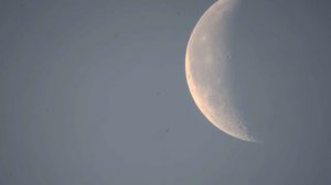 Природа Северного края - движение луны на небосводе