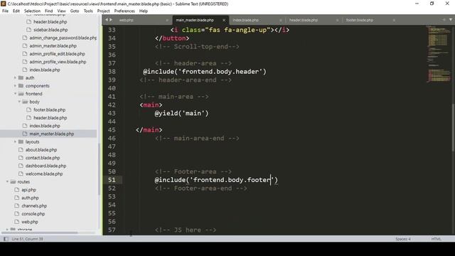 Laravel 9 Project #37 | Frontend Template Setup Part 2 смотреть онлайн