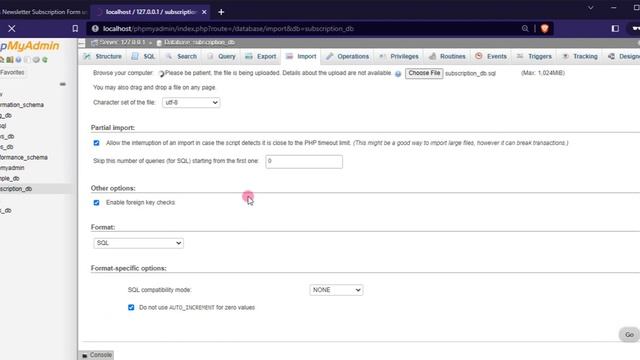 Site's Newsletter Subscription Form using PHP and MySQL Database DEMO смотреть онлайн