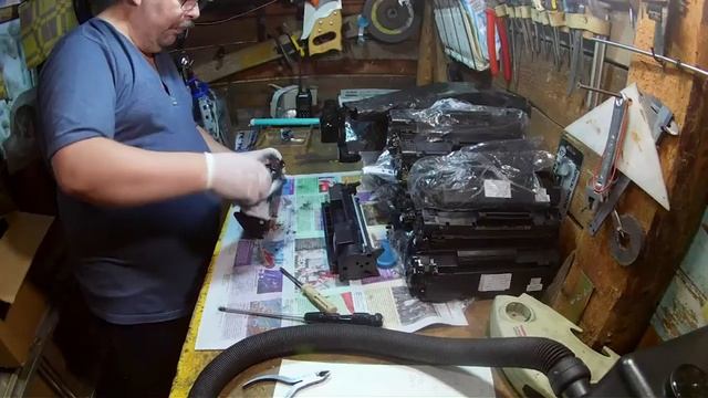 Заправка универсального картриджа HP-280A - 505A от Solution Print смотреть онлайн