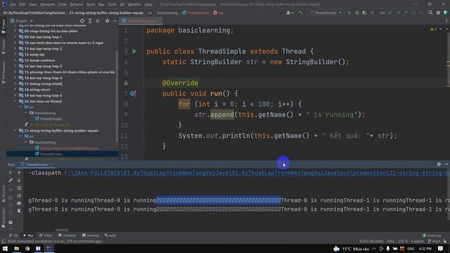 KTLT NỀN TẢNG VỚI JAVA | 21. String, StringBuffer, StringBuilder, Equals, == смотреть онлайн