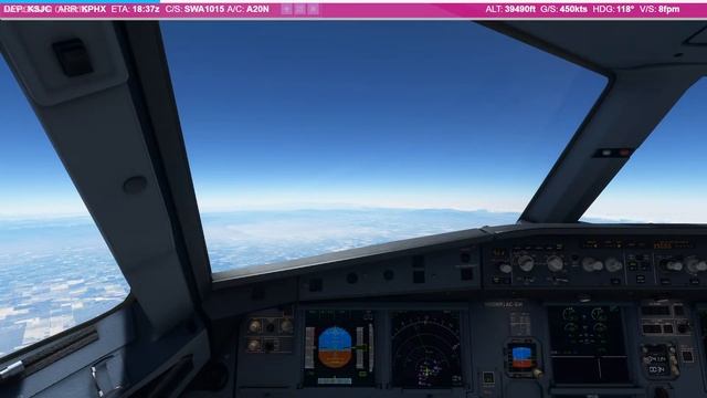 Real Airbus Pilot Flies the A32NX Live! To Phoenix смотреть онлайн