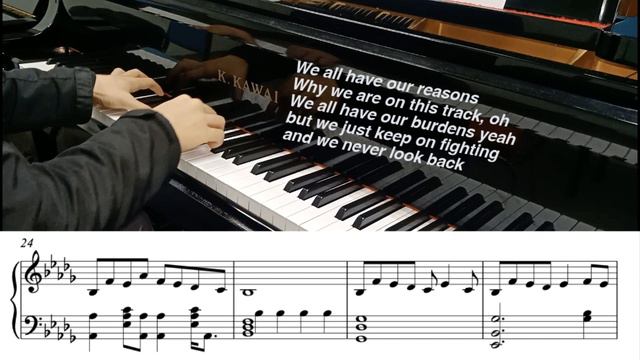 TheFatRat - Rise Up - FREE Piano Sheet Music with Lyrics смотреть онлайн