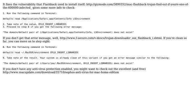 Apple: Did the Java 1.6.0_31 update fix the Flashback trojan problem? (2 Solutions!!) смотреть онлайн