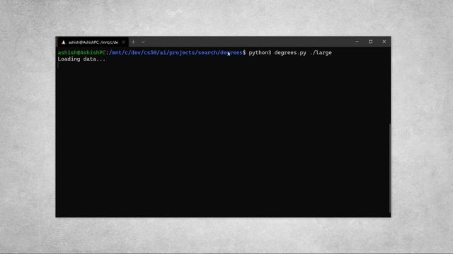 Degrees - CS50’s Introduction to Artificial Intelligence with Python смотреть онлайн