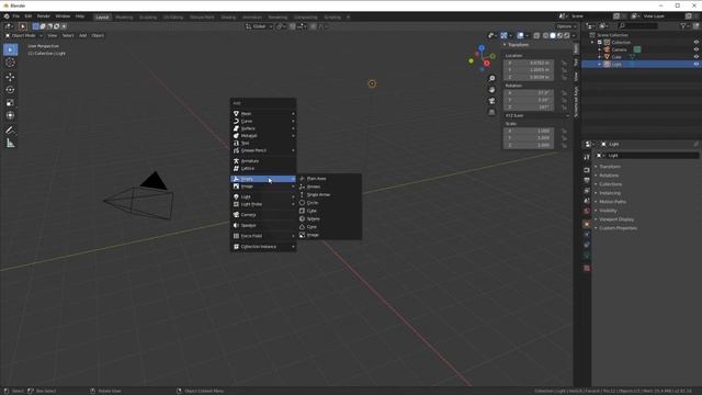 Объекты и их данные. Blender 3d. Блендер 3д - Урок 3 смотреть онлайн