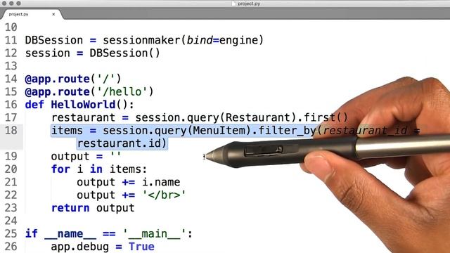 Adding Database to Flask Application - Full Stack Foundations смотреть онлайн