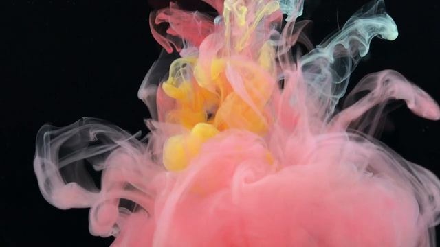 ФУТАЖ. Смешение цветов - красота невероятная! FOOTAGE. Mixing colors. Gorgeous! смотреть онлайн