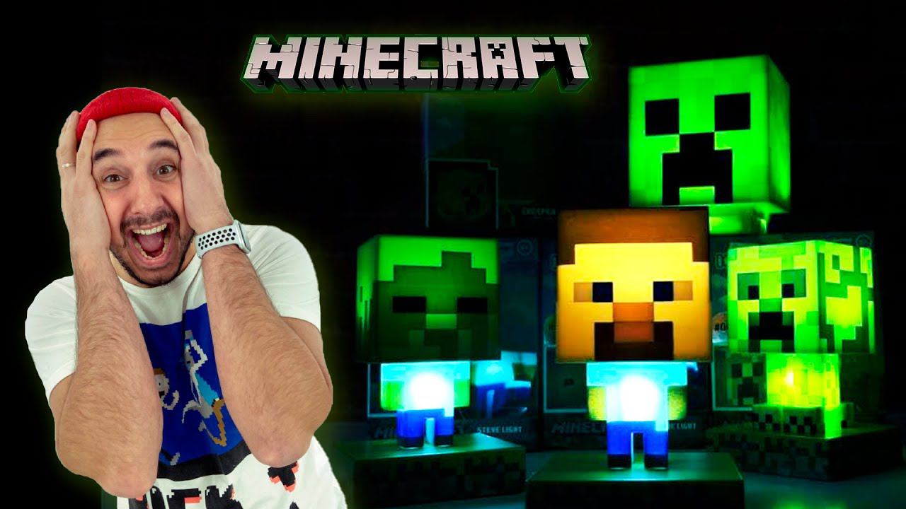 КРИПЕР В МОЕМ ДОМЕ! РАСПАКОВКА МАЙНКРАФТ СВЕТИЛЬНИКОВ PALADONE: СТИВ, ЗОМБИ И КРИПЕРЫ!