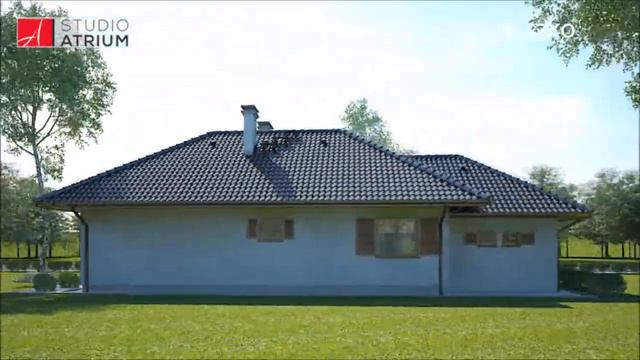 Projekt domu ZBYSZKO Pracownia Projektowa Studio Atrium смотреть онлайн