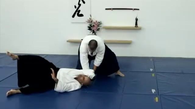 Aikido -- Ryote Dori / Shiho Nage Omote. смотреть онлайн