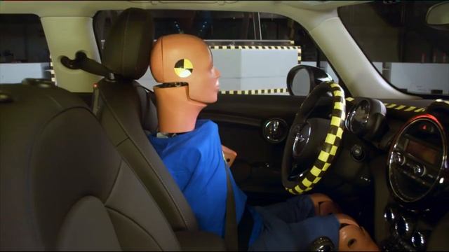 2016 Mini Cooper side IIHS crash test смотреть онлайн