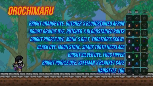 NARUTO AKATSUKI | TERRARIA CUSTOM CHARACTERS | VANITY SETS AND HOW TO MAKE THEM! смотреть онлайн