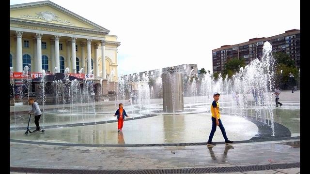 прогулки по Тюмени.... фонтаны смотреть онлайн