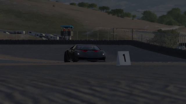 Lamborghini Sesto Elemento HOTLAP at Laguna Seca - Assetto Corsa смотреть онлайн