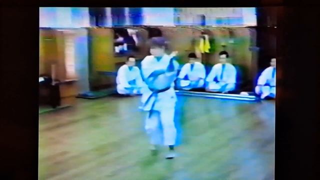1987 - Uehara Ko Dojo Demos:  Goju Ryu, Shorin Ryu & Ryu Kyu Kobudo. Okinawa.  Katherine Loukopoulo