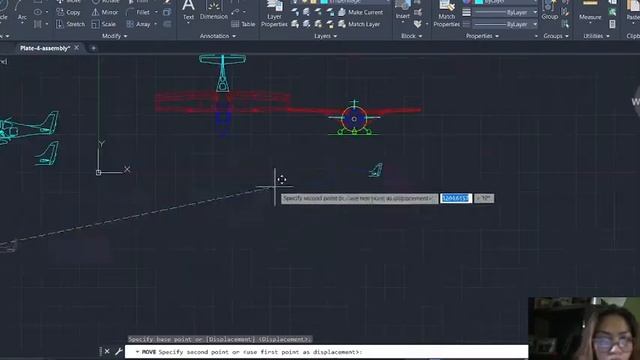 CADD312 - PLATE 4: AIRCRAFT THREE VIEWS (AUTOCAD) смотреть онлайн