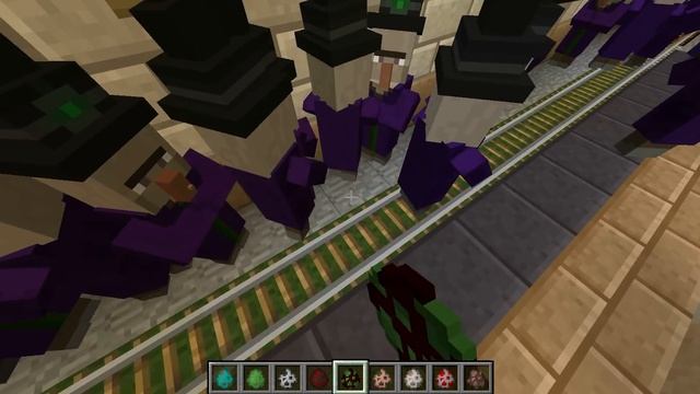 ШОК! МОБЫ БРОСАЮТСЯ ПОД ПОЕЗД МЕТРО В МАИНКРАФТ//MOBS JUMPS TO TRAIN IN METRO IN MINECRAFT смотреть онлайн