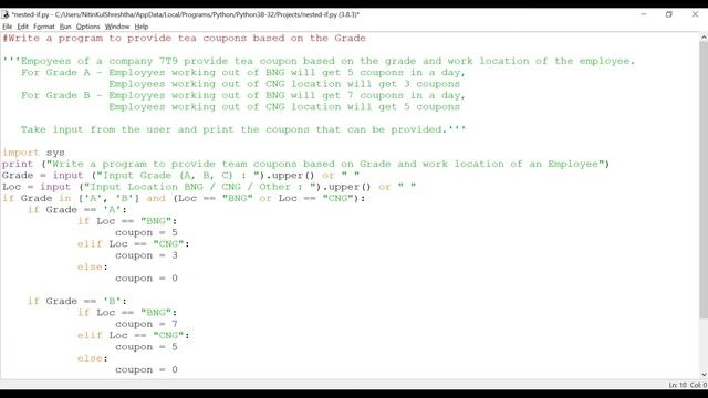 Python Beginners | Nested IF | 369 ProIT смотреть онлайн