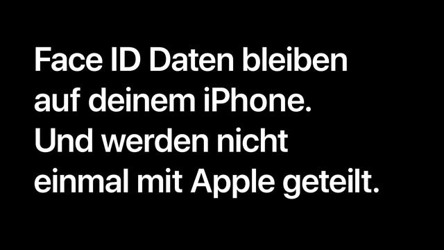 iPhone – Face ID Daten – Apple смотреть онлайн