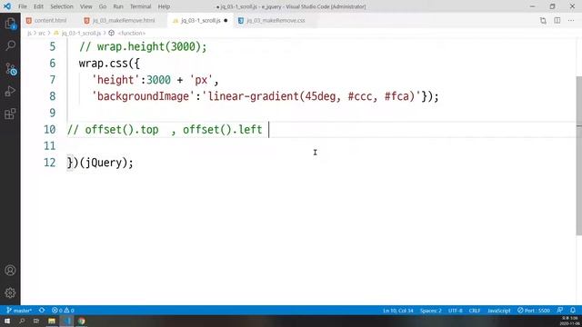 jquery scroll offset смотреть онлайн