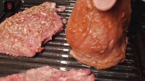 Стейк из говядины на гриле. Готовим дома.