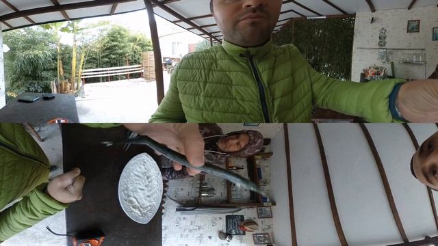 Лазаревское, улов Сарган в конце ноября. смотреть онлайн