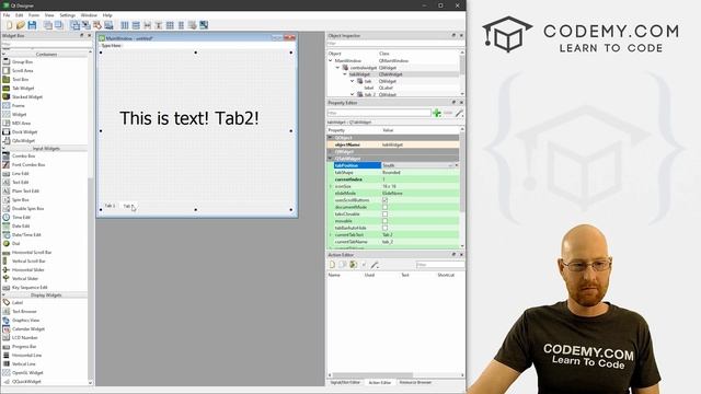 Tabs With PyQT5 Designer - PyQt5 GUI Thursdays #11 смотреть онлайн