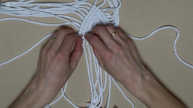 DIY Macrame Coaster | Triangle Macrame Coaster | Macrame Coaster Tutorial смотреть онлайн