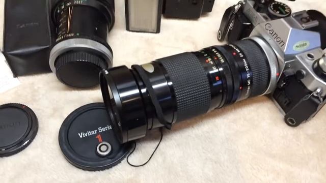 Canon AE-1 35mm Set up смотреть онлайн