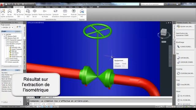AutoCAD Plant 3D 2013 - Sélection 3D des jeux de boulons смотреть онлайн