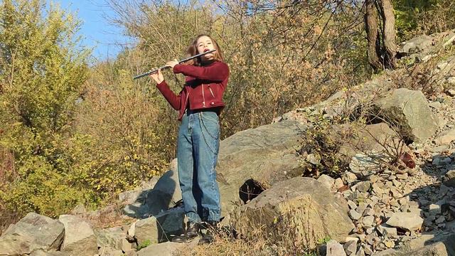 Nirvana - Smells Like Teen Spirit on the flute смотреть онлайн