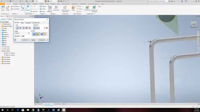 AutoDesk Inventor 2021 Newton Cradle Dynamic Simulation Tutorial смотреть онлайн