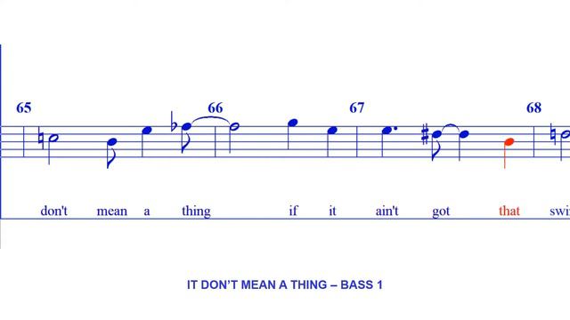 It Don't Mean A Thing - BASS 1 | B Parry смотреть онлайн